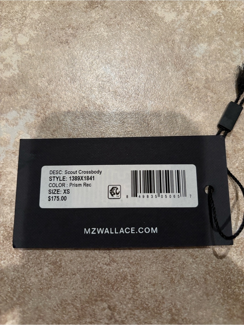 Like-New MZ Wallace XS Scout Crossbody Bag in Prism - Picture 7 of 8